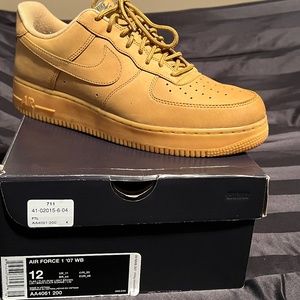 Mens Wheat Air Force 1